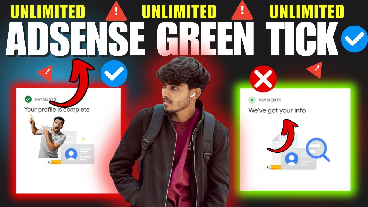 Adsense Unlimited Green Tick Dashboards New Method 2025 Unlimited