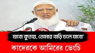 'যাবো কুতায়, তোমার বাড়ি চলে যাবো', কাদেরকে আমিরের ভেংচি | Jamaat | Shafiqur Rahman |