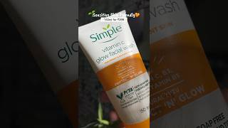 Simple Vitamin C Glow Face Wash!🧡 #facewash #vitaminc #glowingskin #skincare #shorts #viralvideo