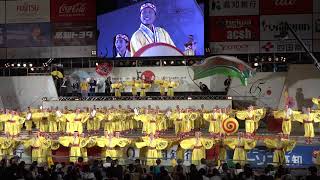 【４K】上町よさこい鳴子連　2018第65回高知よさこい祭り前夜祭　2018 8 9