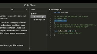 Codility - BinaryGap (GoLang)