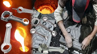 Manufacturing Process of Engine Compressor Connecting Rod | How Truck Compressor Rod is Made