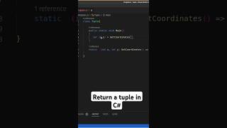 How to Return A Tuple In C# #coding