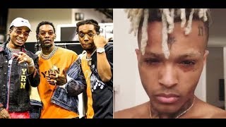 xxxtentacion says he's going to sue The Migos for jumping him but wont go to the police.