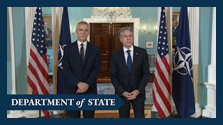 Secretary Blinken meets with NATO Secretary General Jens Stoltenberg