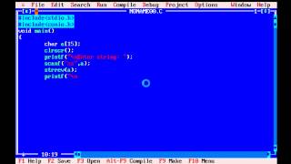 C programming tutorial 6 reverse string