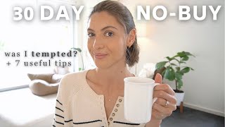 I did a 30-day NO BUY challenge for CLOTHES! Here's how it went...