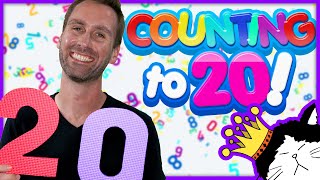 🔢 Counting to 20! | 1-20 Counting Song for Kids | Mooseclumps | Kids Learning Videos for Toddlers