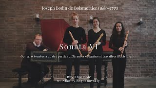 Joseph Bodin de Boismortier (1689-1755) : Sonata VI