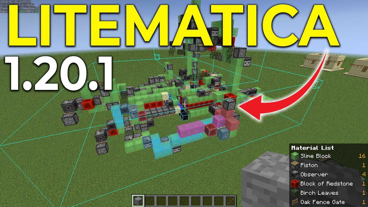 How To Download & Install Litematica (1.20.1 Minecraft Schematic Mod ...