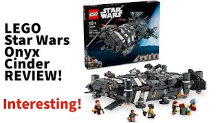 LEGO Star Wars Onyx Cinder REVIEW! Set 75374