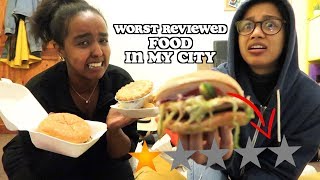 i tried the worst reviewed food in my city | clickfortaz