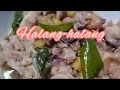 Halang-halang Recipe.