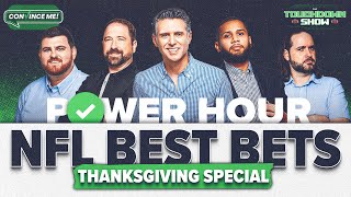 2023 NFL THANKSGIVING DAY BETTING PICKS & PLAYER PROPS! | NFL Week 12 Predictions | Power Hour