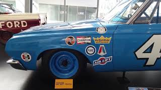 Richard Petty #43 1964 Plymouth Belvedere Nascar Stock Car, Nascar Hall of Fame, Charlotte, NC