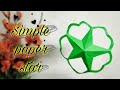 How to make a simple paper star | DIY | Christmas star | Sharose World