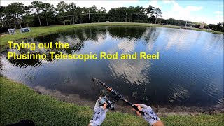 Fishing with a Plusinno Telescopic Rod and Reel