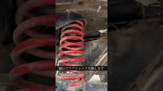 ジムニー　jb23 ショック交換