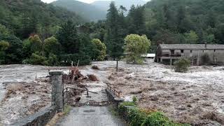 Crue exceptionnelle de l'Hérault à Saint-André-de-Majencoules (30) -19 septembre 2020