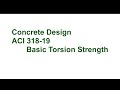 030 CE342 Concrete Design: ACI318-19 Torsion Strength