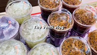 [더벤티 Cafe Vlog](ENG)왜요? 제가 대량주문에 미친 사람 같나요? 바쁘다 바빠 현대사회! 에 살고 있는 갬맹도 카페 브이로그/cafe vlog/더벤티 오픈알바