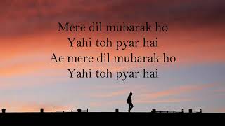 Ishq Mubarak//Hindi lyrics song ft.arijeet Singh @Epic songs