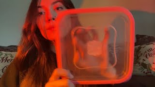 Fast & aggressive asmr scratching & tapping | plastic lid triggers & table tapping *lofi*