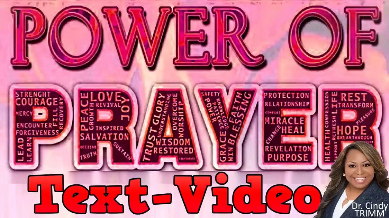 Atomic Power Of Prayer By Dr Cindy Trimm With Words Youtube Music
