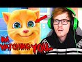 i played Talking Ginger... WAIT WHAT IS IN HIS EYE?