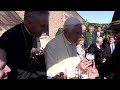 former pope benedict is very sick says pope francis