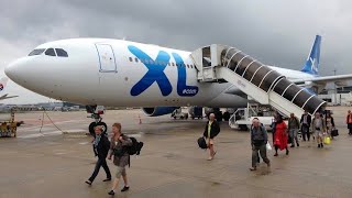 XL Airways Airbus A330 landing in Paris CDG 🇫🇷 from Pointe-à-Pitre PTP, Guadeloupe