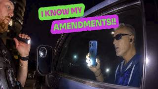 Self Proclaimed Former Cop Refuses Orders Because He Knows His Rights