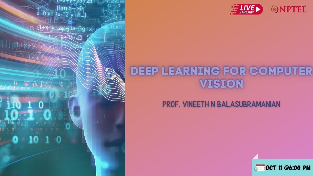 LIVE - Deep Learning For Computer Vision - YouTube