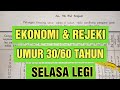 REJEKI SELASA LEGI UMUR 30/60 TAHUN||PRIMBON