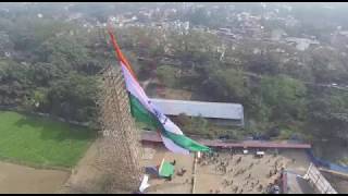 Largest Indian National Flag hoisted in West Bengal, Fulia