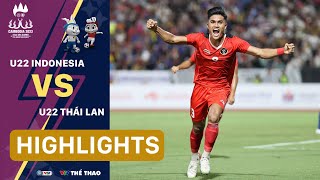Highlight U22 Indonesia vs U22 Thailand | Unbelievable scenario | Final Men's Football SEA Games 32