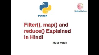 filter(), map(), reduce() function in python in Hindi #Function #Python