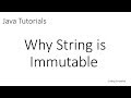 Java Tutorials: Why String is Immutable in Java