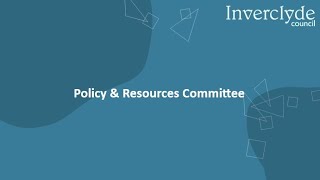 Policy and Resources Committee Tuesday 4th February 2025 at 3pm