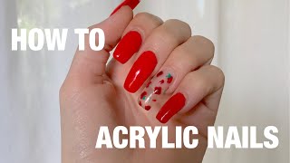 ACRYL NAILS AT HOME / Melina Celine