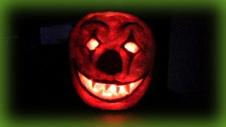 Carving an Evil Clown Pumpkin!