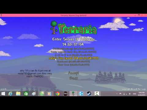 Not Working server Terraria 1.2.4.1 Not Working server Terraria 1.2.4.1