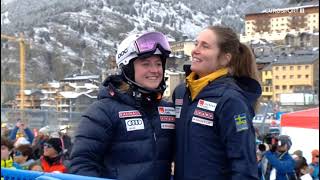 Alpine skiing Slalom, Anna Swenn-Larsson (with a script and subtitles in English)