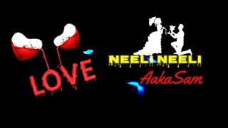 Telugu Neeli Neeli Aakasam Songs Lyrics whatsapp Status Video BlackScreen #30Rojullopreminchadam#Ela