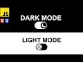 Creating a Dark Mode Toggle Button with HTML, CSS, and JavaScript