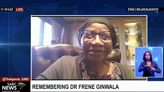 Dr Frene Ginwala | She taught us to be forthright and stand up for our beliefs: Thandi Modise