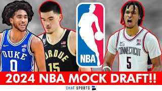 2024 NBA Mock Draft After Regular Season Ft. Stephon Castle, Rob Dillingham & Zach Edey