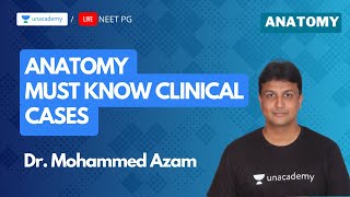 Must Know CLINICAL CASES for FMGE - Anatomy | Dr. Azam