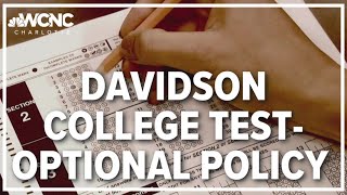 Davidson College making its test-optional policy permanent