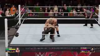 WWE 2K16: Brock Lesnar vs. Seth Rollins